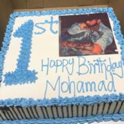 !st Birthday cake