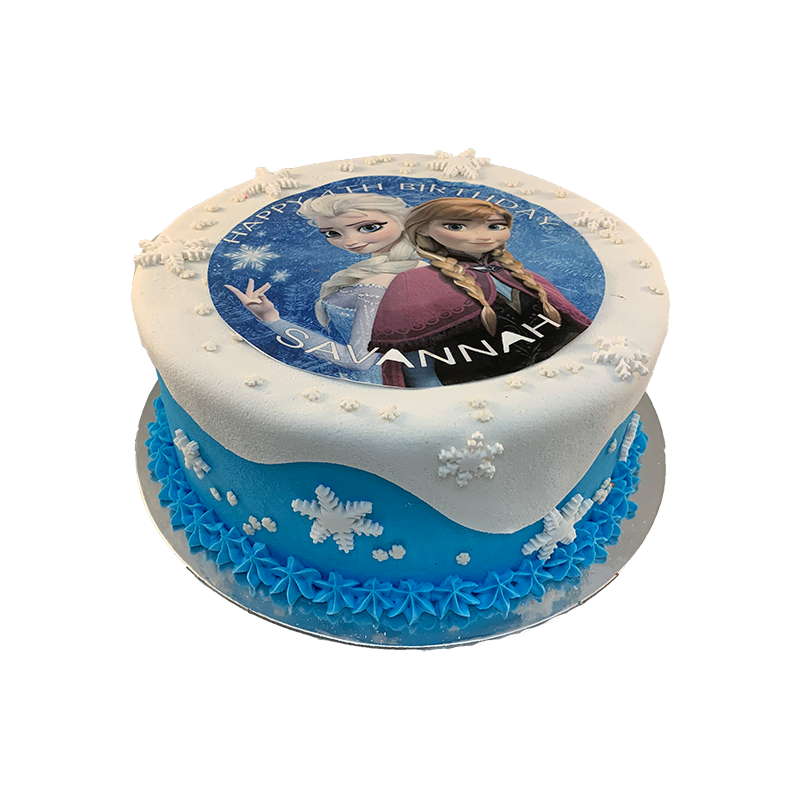 Frozen Fondant Cake (Full Cake)